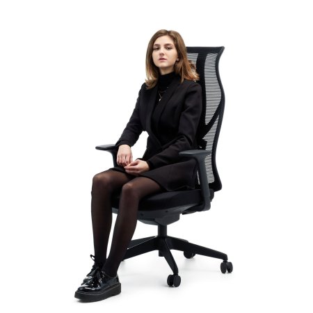 Офисное кресло King-11 Sinchrocomfort Black (Черный)