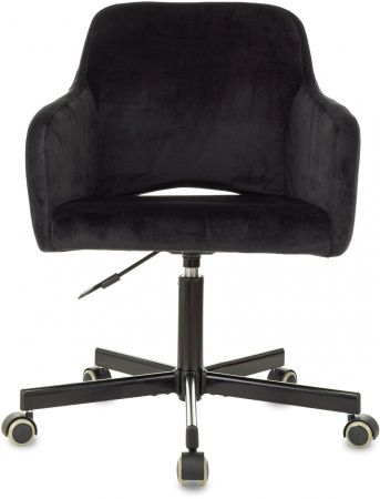 Кресло CH-380M черный Italia Black крестов. металл (Черный) Кресло CH-380M черный Italia Black крестов. металл (Черный)