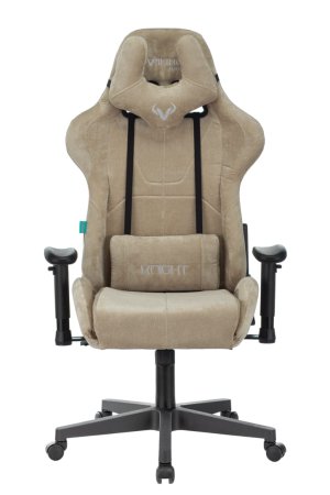 Кресло игровое Бюрократ VIKING KNIGHT LT21 FABRIC песочный (Геймерское кресло VIKING KNIGHT бежевый)