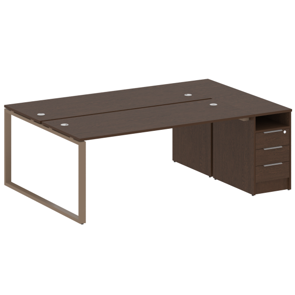 Рабочая станция Metal System Style БО.РС-СТП-2.5 2212x1475x750 (Венге Цаво/Мокко металл) Рабочая станция Metal System Style БО.РС-СТП-2.5 2212x1475x750 (Венге Цаво/Мокко металл)