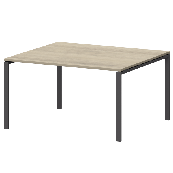 Стол переговорный на металлокаркасе Смарт СМСП-П-16.123.Пр25 1600x1236x750 (Кронберг/Антрацит)