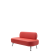 Диван офисный Стоун (С-20) 2-х местный (Красный)