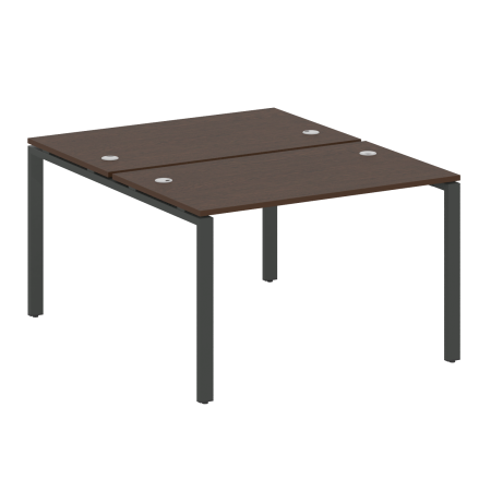 Рабочая станция Metal System Style БП.РАС-СП-2.2 1200x1475x750 (Венге Цаво/Антрацит металл)