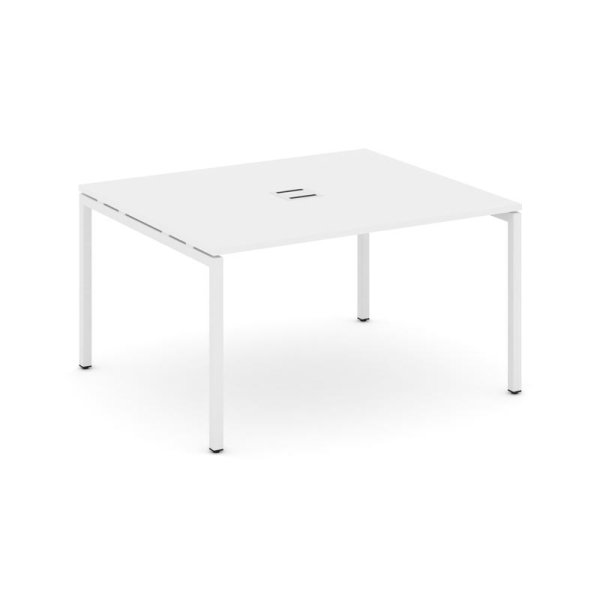 Стол переговорный SN-4P.SPRG-034 (1580х1180х750) (Белый/Металл Белый)