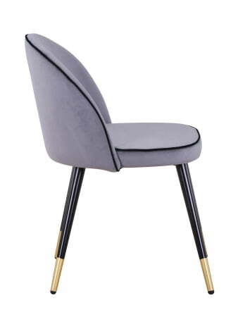 Стул Gabi LUX велюр серый (Стул Gabi серый)