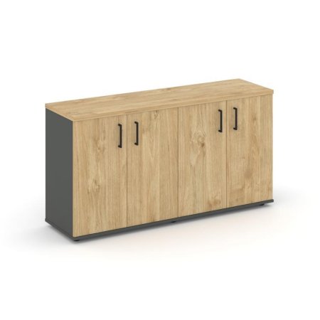 Тумба опорная/приставная SN.TOP-131 (1232х400х750) (Антрацит/Тиквуд Светлый)