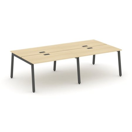 Рабочая станция 2-х сторонняя SN-5A.DRS-034 (3160х1232х750) (Акация Лорка/Металл Антрацит)