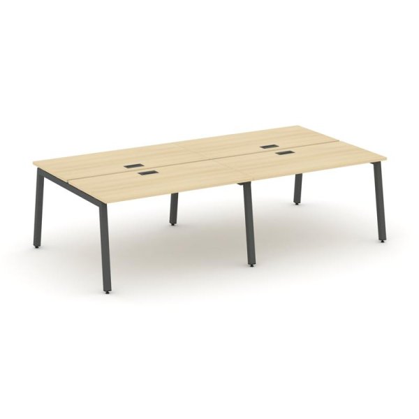Рабочая станция 2-х сторонняя SN-5A.DRS-044 (3160х1432х750) (Акация Лорка/Металл Антрацит)