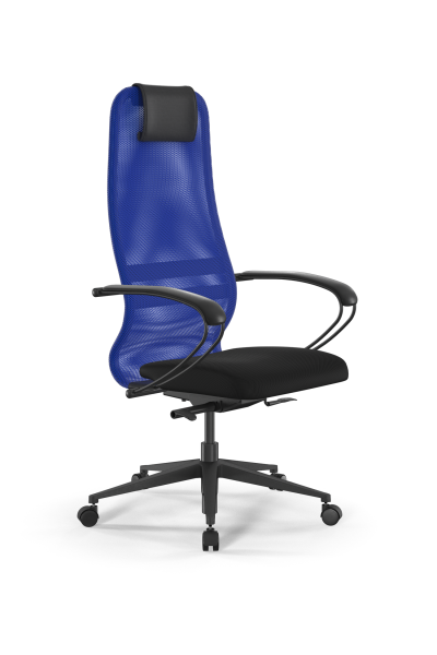 Кресло для руководителя Метта SynchroSit 8 B1-8K - X1+UMF(X1) /Uh00/Wh00/K1bL(M24.B11.G19.W02) (Синий | Черный) Кресло для руководителя Метта SynchroSit 8 B1-8K - X1+UMF(X1) /Uh00/Wh00/K1bL(M24.B11.G19.W02) (Синий | Черный)