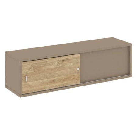 Надставка на 2 тумбы низкая ES.NN-4.2 (1500х410х410) (Латте/Тиквуд Светлый)