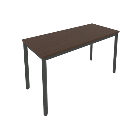 Стол письменный на металлокаркасе Slim С.СП-5.1 1380x600x750 (Венге Цаво/Антрацит металл)