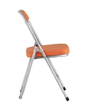 Стул складной ДЖОН металлик, оранжевый (Стул складной Джон оранжевый)