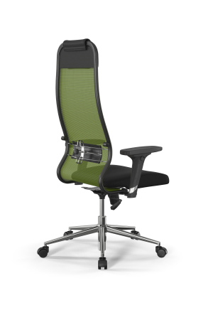 Кресло для руководителя Метта Sit 10 B1-111D - X2+UMF(X1) /Ub00/Wh00/D02P(M09.B23.G18.W01) (Зеленый | Черный) Кресло для руководителя Метта Sit 10 B1-111D - X2+UMF(X1) /Ub00/Wh00/D02P(M09.B23.G18.W01) (Зеленый | Черный)