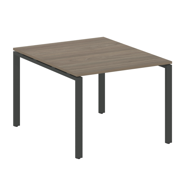 Переговорный стол 1 столешница Metal System Style БП.ПРГ-1.1 1000x1235x750 (Вяз/Антрацит металл)