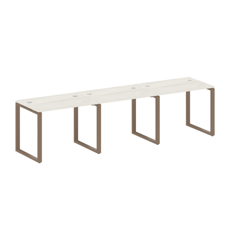 Рабочая станция Metal System Style БО.СМ-3.1 3000x720x750 (Дуб Наварра/Мокко металл)