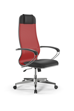 Кресло для руководителя Метта Sit 10 B1-115K - T+Extra /Um00/Wm12/K1cL(M09.B22.G18.W02) (Красный | Черный)