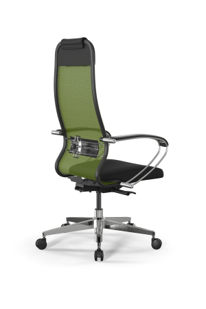 Кресло для руководителя Метта SynchroSit 10 B1-111K - X2+UMF(X1) /Ub00/Wh00/K1cL(M23.B22.G18.W03) (Зеленый | Черный) Кресло для руководителя Метта SynchroSit 10 B1-111K - X2+UMF(X1) /Ub00/Wh00/K1cL(M23.B22.G18.W03) (Зеленый | Черный)