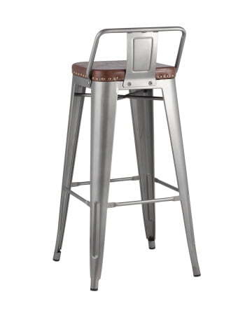 Стул барный TOLIX SOFT серебристый (Стул барный Tolix Soft серебристый)