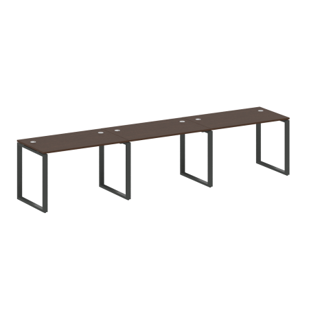 Рабочая станция Metal System Style БО.СМ-3.2 3600x720x750 (Венге Цаво/Антрацит металл)