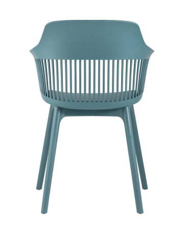 Стул Crocus с подушкой темно-бирюзовый (Стул пластиковый Crocus темно-бирюзовый)
