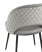 Стул Меган NEW велюр с ромбами серый (Стул Меган серый)
