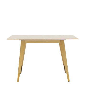 Стол обеденный Ричмонд 120*80 охра стеклянный (Стол обеденный Ричмонд охра)