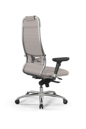 Кресло для руководителя Метта Samurai L1-4D - Infinity /Uc02/Wm06/D13P(M06.B31.G04.W03) (Светло-бежевый)