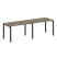 Рабочая станция на 2 раб.места Metal System Style БП.СМ-2.2 2400x720x750 (Дуб Наварра/Серый металл)