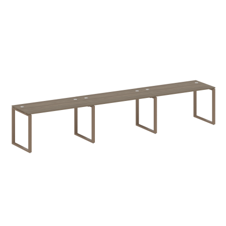 Рабочая станция Metal System Style БО.СМ-3.3 4200x720x750 (Вяз/Мокко металл)