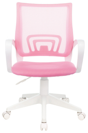 Кресло CH-W695NLT розовый TW-06A TW-13A сетка/ткань крестов. пластик пластик белый (Розовый) Кресло CH-W695NLT розовый TW-06A TW-13A сетка/ткань крестов. пластик пластик белый (Розовый)
