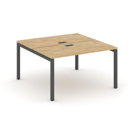 Рабочая станция 2-х сторонняя SN-5P.DRS-011 (980х1432х750) (Тиквуд Светлый/Металл Антрацит)