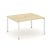Стол переговорный SN-5P.SPRG-032 (1180х1180х750) (Тиквуд Светлый/Металл Антрацит) Стол переговорный SN-5P.SPRG-032 (1180х1180х750) (Тиквуд Светлый/Металл Антрацит)