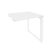 Стол-приставка на О-образном м/к к опорным элементам Onix O.MO-SPR-0.7 780x720x750 (Тиквуд Светлый/Белый Металл)