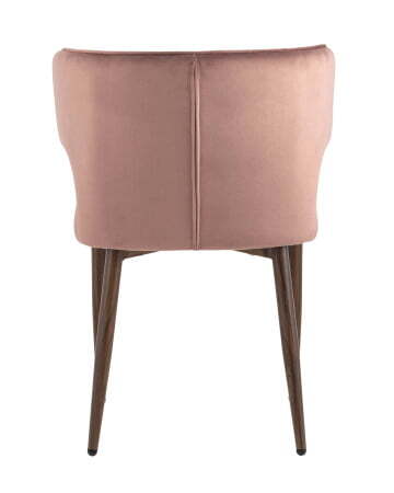 Стул Матео велюр пыльно-розовый ножки дерево (Стул Матео пыльно-розовый)