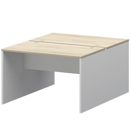 Бенч двойной Смарт СМСР25-2.12.60 1200x1236x750 (Белый/Кронберг)