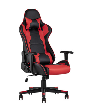 Кресло игровое TopChairs Diablo красное (Геймерское кресло Diablo красный)