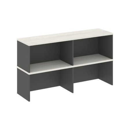 Надставка на тумбу 2 яруса SN.NT-105 (1432х400х800) (Антрацит/Дуб Наварра)