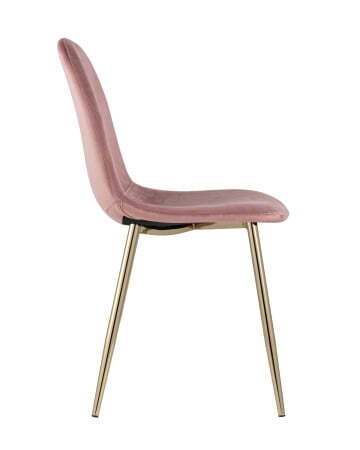 Стул Валенсия велюр пыльно-розовый золотые ножки (Стул Валенсия пыльно розовый)