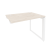 Стол-приставка на О-образном м/к к опорным элементам Onix O.MO-SPR-1.7 980x720x750 (Тиквуд Светлый/Белый Металл)