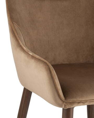 Стул Диана велюр бежевый (Стул Диана бежевый)