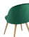Стул Лион Страйпс велюр зеленый (Стул Лион зеленый)