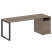 Рабочая станция Metal System Style БО.РС-СТП1.4 1812x720x750 (Дуб Наварра/Серый металл) Рабочая станция Metal System Style БО.РС-СТП1.4 1812x720x750 (Дуб Наварра/Серый металл)