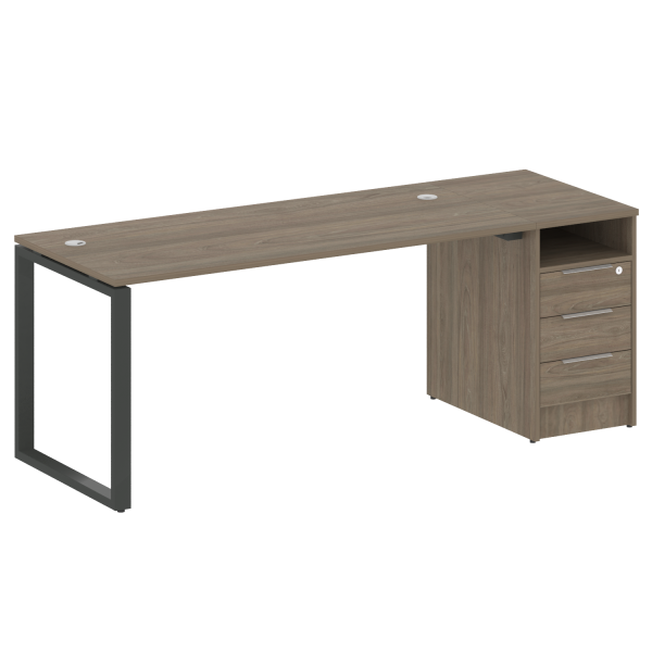 Рабочая станция Metal System Style БО.РС-СТП1.4 1812x720x750 (Вяз/Антрацит металл) Рабочая станция Metal System Style БО.РС-СТП1.4 1812x720x750 (Вяз/Антрацит металл)