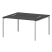 Бенч двойной на металлокаркасе Смарт СМС2-П-10К.120.Пр25 1000x1236x750 (Таксония/Антрацит)