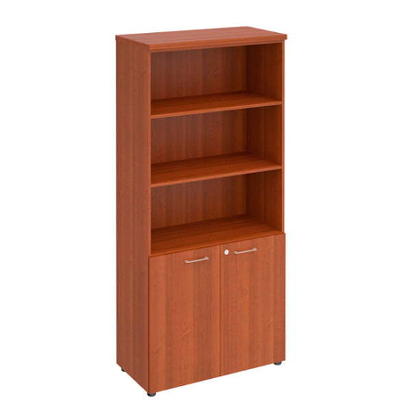 Шкаф для документов полузакрытый Патриот ПТ 0782 900x460x1970 (Миланский орех) Шкаф для документов полузакрытый Патриот ПТ 0782 900x460x1970 (Миланский орех)