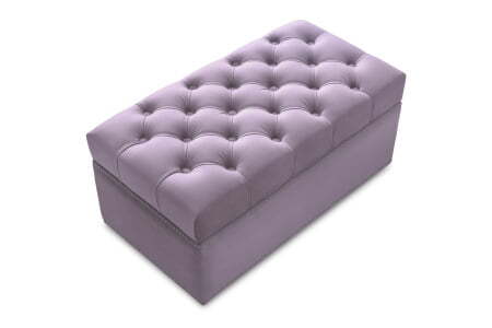 Банкетка Marcele 700 (720x420x450) Пудровый (Пудровый)