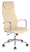 Кресло руководителя KB-9N/ECO бежевый эко.кожа с подголов. крестов. металл хром (Бежевый)