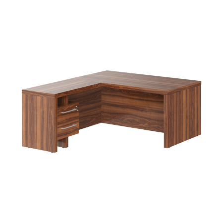 Стол руководителя Zenn ZCT 1619HL 1600x1900x745 (Орех Даллас)