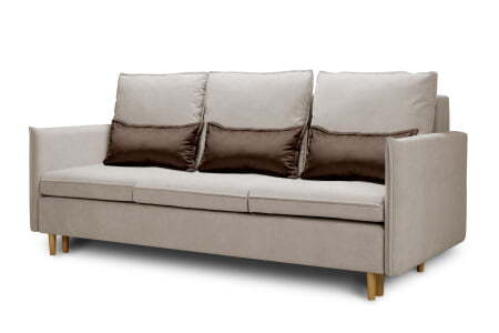 Диван 3-местный раскладной Oliver (2120x1000x960) Бежевый (Бежевый) Диван 3-местный раскладной Oliver (2120x1000x960) Бежевый (Бежевый)