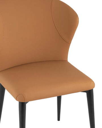 Стул Энигма экокожа охра (Стул Энигма коричневый)
